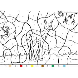 Página para colorir: Antílope (animais) #22625 - Páginas para Colorir Imprimíveis Gratuitamente