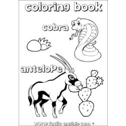 Página para colorir: Antílope (animais) #22643 - Páginas para Colorir Imprimíveis Gratuitamente