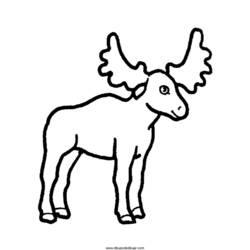 Página para colorir: Antílope (animais) #22653 - Páginas para Colorir Imprimíveis Gratuitamente