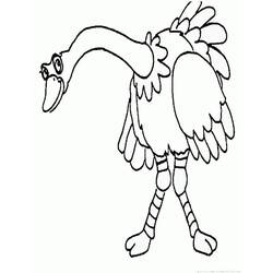 Desenho Avestruz (Animais) #204582 para imprimir e colorir