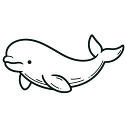 Desenho Beluga (Animais) #210346 para imprimir e colorir