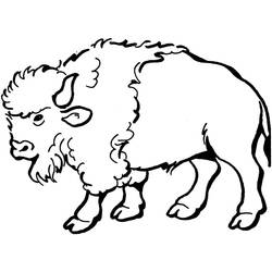 Desenho Bisão (Animais) #205531 para imprimir e colorir