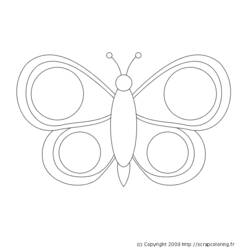 Página para colorir: Borboleta (animais) #15784 - Páginas para Colorir Imprimíveis Gratuitamente