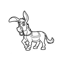 Página para colorir: Burro (Animais) #197833 - Páginas para Colorir Imprimíveis Gratuitamente
