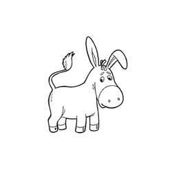 Página para colorir: Burro (Animais) #197846 - Páginas para Colorir Imprimíveis Gratuitamente