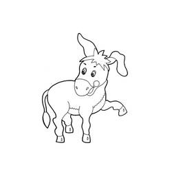 Página para colorir: Burro (Animais) #197847 - Páginas para Colorir Imprimíveis Gratuitamente