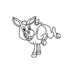 Página para colorir: Burro (Animais) #197858 - Páginas para Colorir Imprimíveis Gratuitamente
