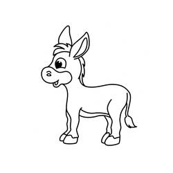 Página para colorir: Burro (Animais) #197863 - Páginas para Colorir Imprimíveis Gratuitamente
