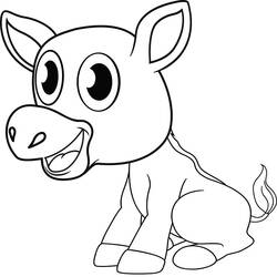 Página para colorir: Burro (Animais) #197865 - Páginas para Colorir Imprimíveis Gratuitamente