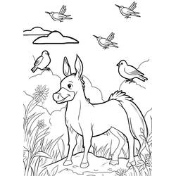 Página para colorir: Burro (Animais) #197867 - Páginas para Colorir Imprimíveis Gratuitamente