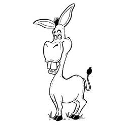 Página para colorir: Burro (Animais) #197871 - Páginas para Colorir Imprimíveis Gratuitamente