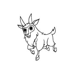 Página para colorir: Cabra (animais) #2419 - Páginas para Colorir Imprimíveis Gratuitamente