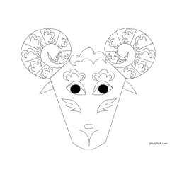 Página para colorir: Cabra (animais) #2550 - Páginas para Colorir Imprimíveis Gratuitamente