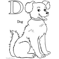 Página para colorir: Cachorro (animais) #10 - Páginas para Colorir Imprimíveis Gratuitamente