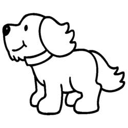 Desenhos para colorir: Cachorro - Páginas para Colorir Imprimíveis Gratuitamente