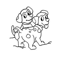 Página para colorir: Cachorro (animais) #3112 - Páginas para Colorir Imprimíveis Gratuitamente