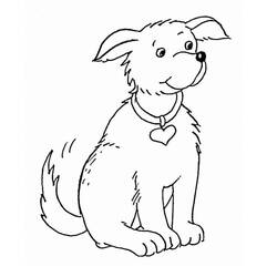 Página para colorir: Cachorro (animais) #3116 - Páginas para Colorir Imprimíveis Gratuitamente