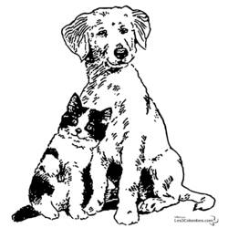 Página para colorir: Cachorro (animais) #3128 - Páginas para Colorir Imprimíveis Gratuitamente
