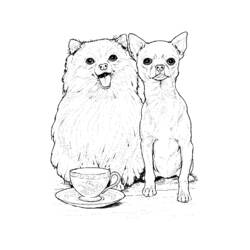 Página para colorir: Cachorro (animais) #3189 - Páginas para Colorir Imprimíveis Gratuitamente