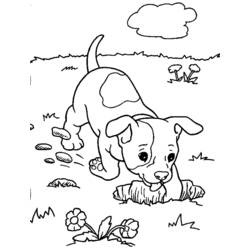 Página para colorir: Cachorro (animais) #44 - Páginas para Colorir Imprimíveis Gratuitamente