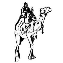 Página para colorir: Camelo (animais) #1755 - Páginas para colorir imprimíveis