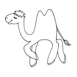Desenho Camelo (Animais) #205480 para imprimir e colorir