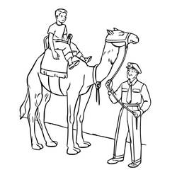 Desenho Camelo (Animais) #205488 para imprimir e colorir