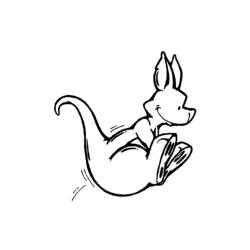 Página para colorir: Canguru (animais) #9126 - Páginas para Colorir Imprimíveis Gratuitamente