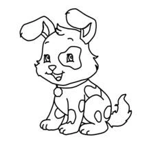 Página para colorir: Cão (Animais) #15 - Páginas para Colorir Imprimíveis Gratuitamente
