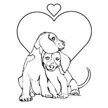 Página para colorir: Cão (Animais) #24 - Páginas para Colorir Imprimíveis Gratuitamente