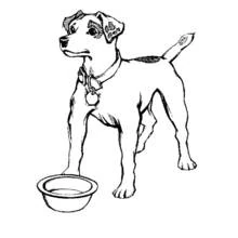 Página para colorir: Cão (Animais) #4 - Páginas para Colorir Imprimíveis Gratuitamente