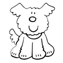 Página para colorir: Cão (Animais) #5 - Páginas para Colorir Imprimíveis Gratuitamente