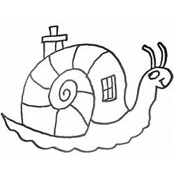 Página para colorir: Caracol (Animais) #6506 - Páginas para Colorir Imprimíveis Gratuitamente