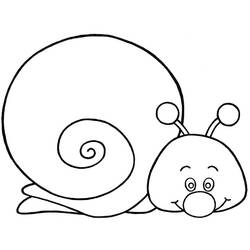 Página para colorir: Caracol (Animais) #6513 - Páginas para Colorir Imprimíveis Gratuitamente