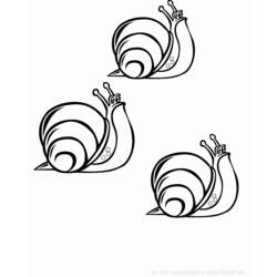 Página para colorir: Caracol (Animais) #6514 - Páginas para Colorir Imprimíveis Gratuitamente