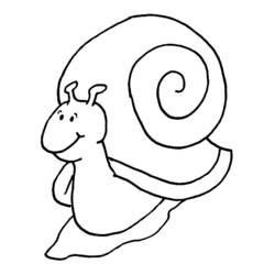 Página para colorir: Caracol (Animais) #6521 - Páginas para Colorir Imprimíveis Gratuitamente