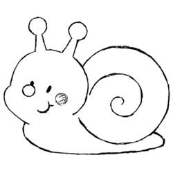Página para colorir: Caracol (Animais) #6545 - Páginas para Colorir Imprimíveis Gratuitamente