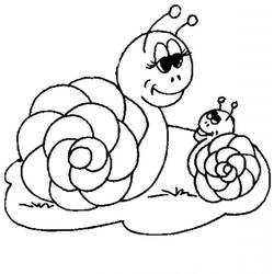 Página para colorir: Caracol (Animais) #6562 - Páginas para Colorir Imprimíveis Gratuitamente