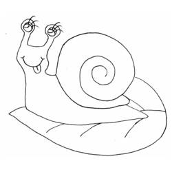 Página para colorir: Caracol (Animais) #6573 - Páginas para Colorir Imprimíveis Gratuitamente