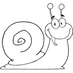 Página para colorir: Caracol (Animais) #6620 - Páginas para Colorir Imprimíveis Gratuitamente