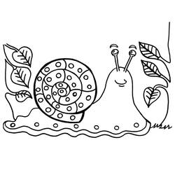 Página para colorir: Caracol (Animais) #6688 - Páginas para Colorir Imprimíveis Gratuitamente