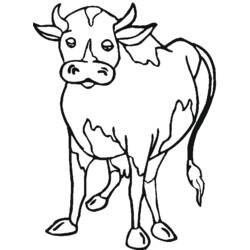 Página para colorir: Carne bovina (animais) #1344 - Páginas para Colorir Imprimíveis Gratuitamente