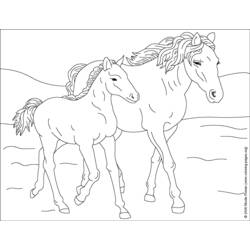 Página para colorir: Cavalo (animais) #2165 - Páginas para Colorir Imprimíveis Gratuitamente
