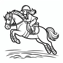 Desenho Cavalo (Animais) #216518 para imprimir e colorir