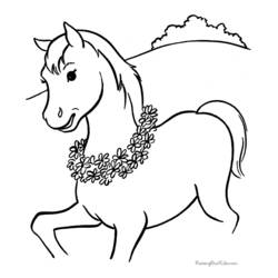 Página para colorir: Cavalo (animais) #2181 - Páginas para Colorir Imprimíveis Gratuitamente