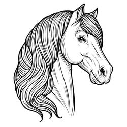 Desenho Cavalo (Animais) #218866 para imprimir e colorir