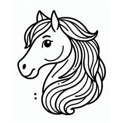 Desenho Cavalo (Animais) #218875 para imprimir e colorir