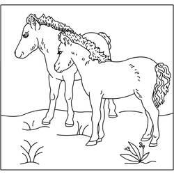 Página para colorir: Cavalo (animais) #2238 - Páginas para Colorir Imprimíveis Gratuitamente