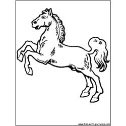 Página para colorir: Cavalo (animais) #2340 - Páginas para Colorir Imprimíveis Gratuitamente