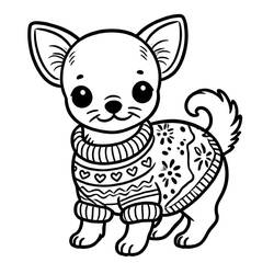 Chihuahua - Desenhos para colorir gratuitos